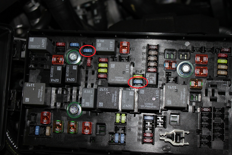 HNR Racing BilFakta Camaro Gen5 1981 corvette fuse panel box diagram 